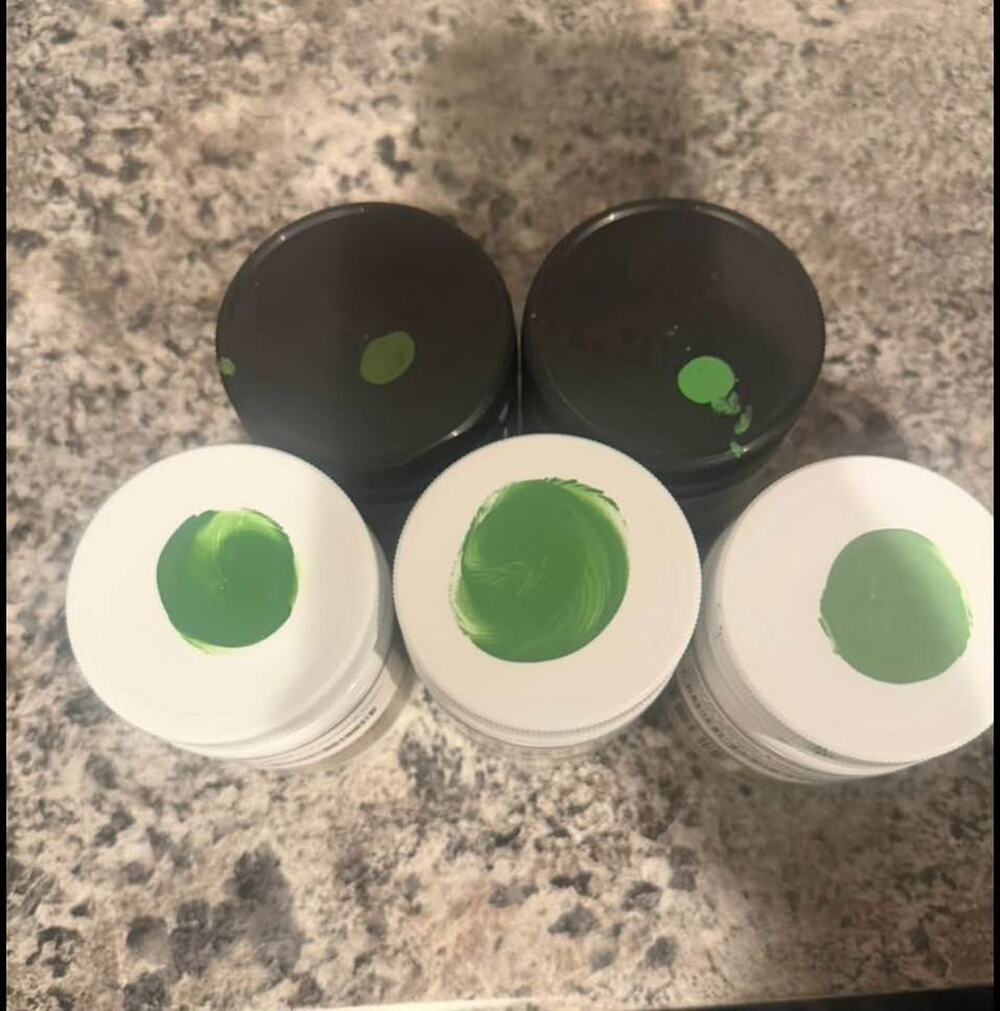 5 Green Paint Samples – Basically Full